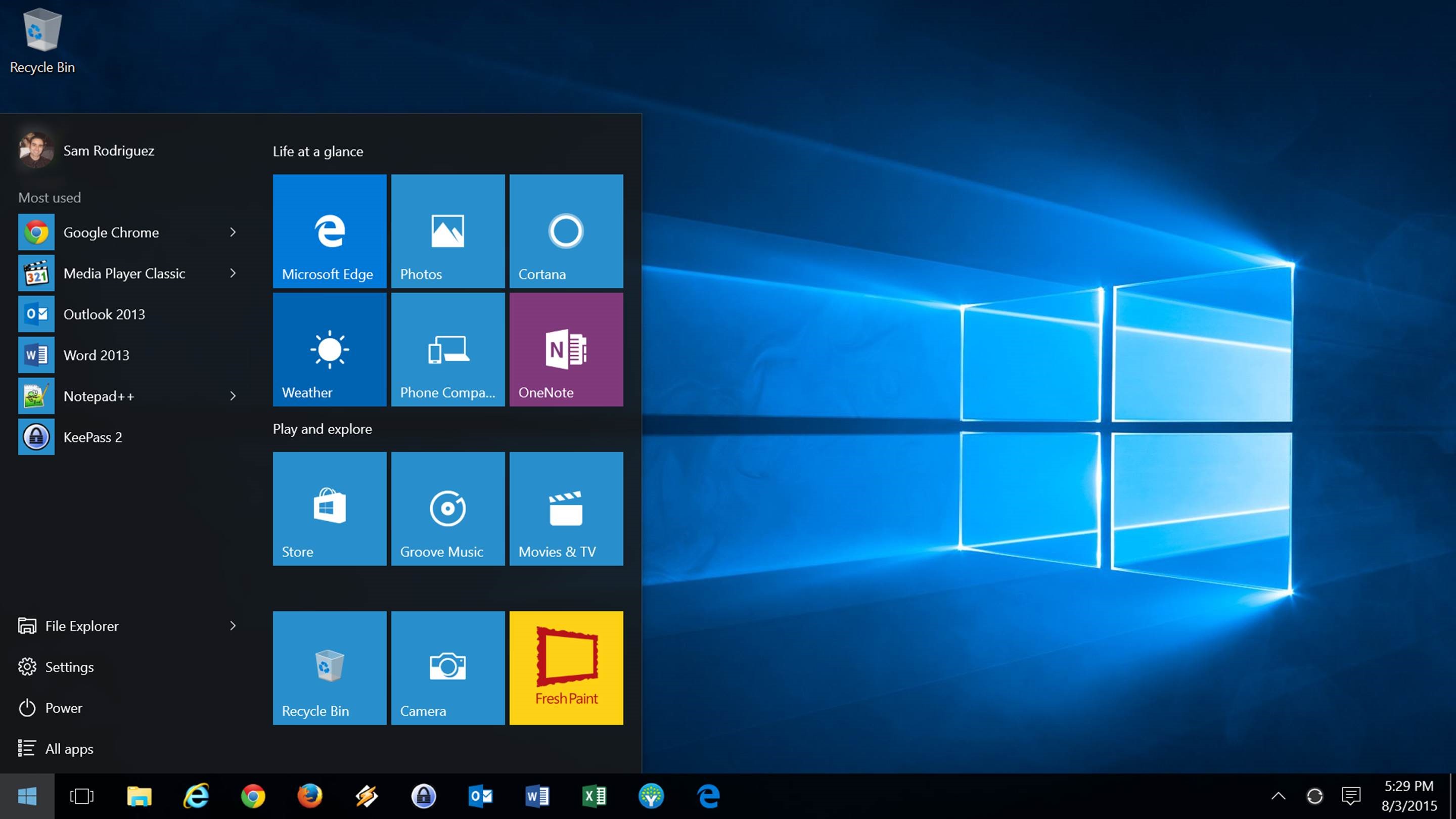 Опции windows. Microsoft Windows 10. ОС виндовс 10. ПК С ОС виндовс 10. Начальный экран виндовс 10.
