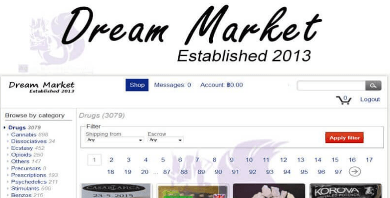 darkweb dream market