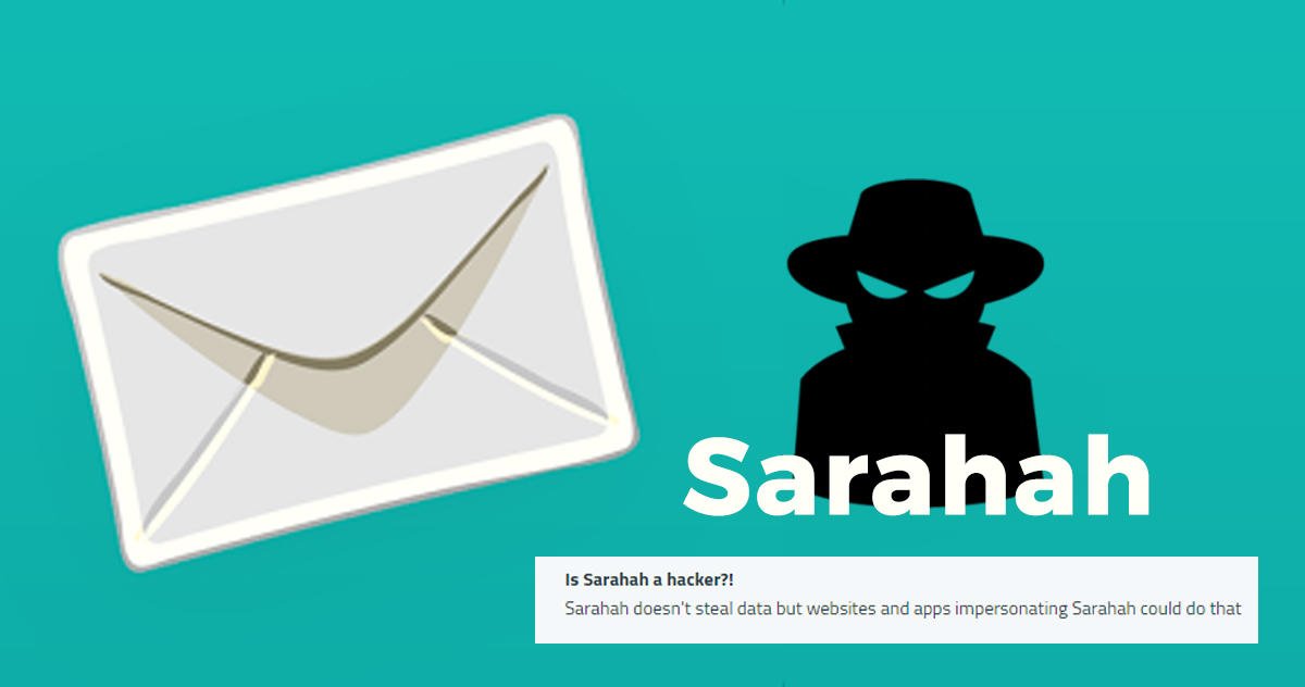 sarahah app steal data